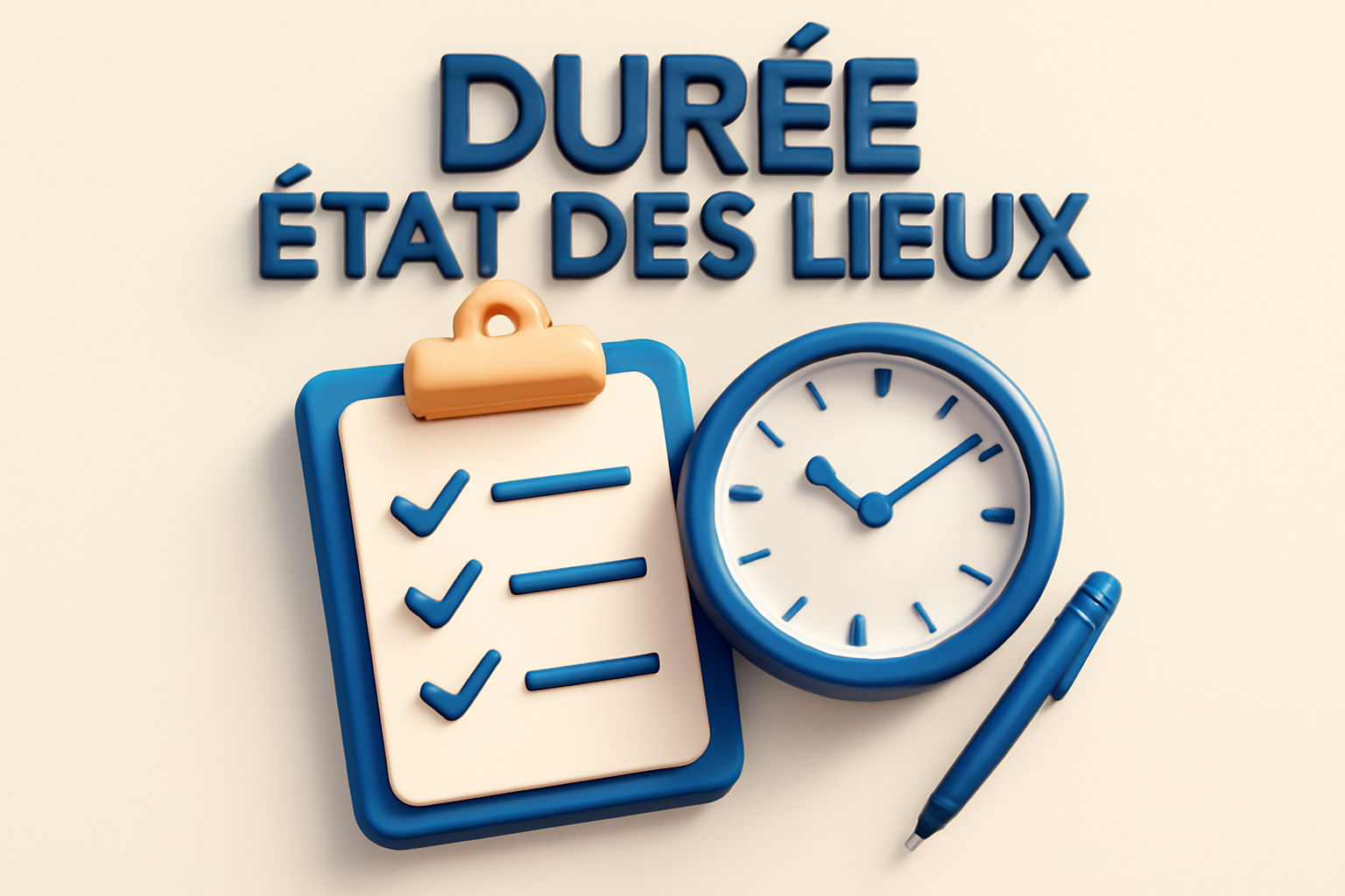 combien de temps dure un état des lieux