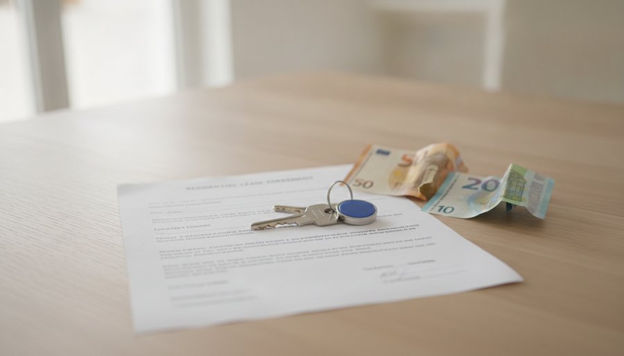 Garantie locative en Belgique : cles, bail et euros
